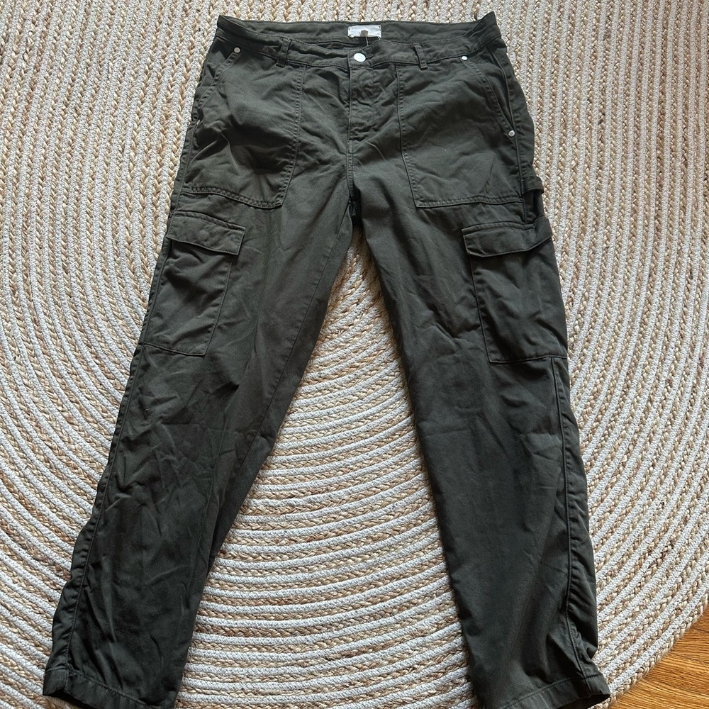 KOTN Men's Cargo Pants - Dark Green